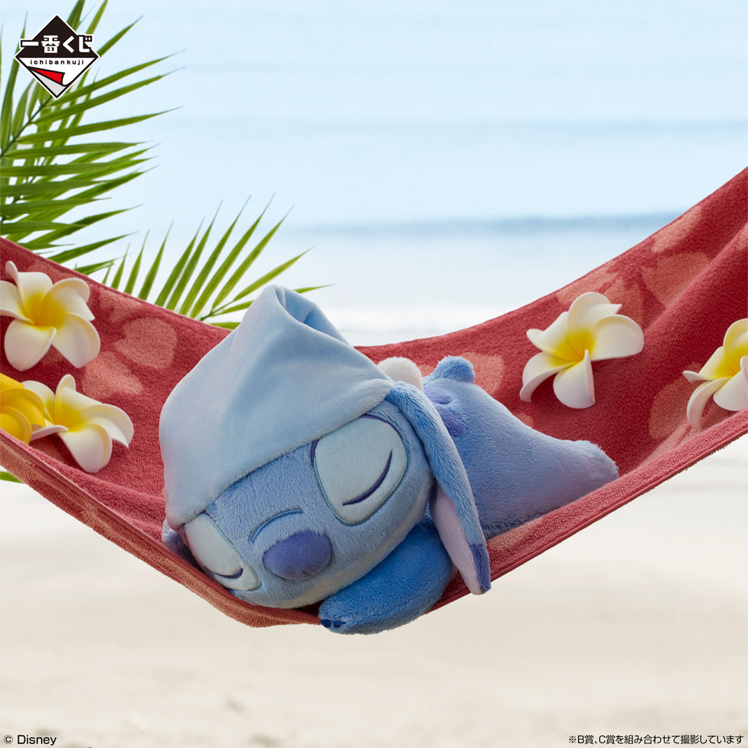 Peluche Stitch (B) Ichiban Kuji Lilo & Stitch Summer Vacation