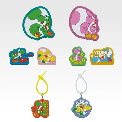Rubber Charm Yoshi (E) Ichiban Kuji Mario With Yoshi Set Complet