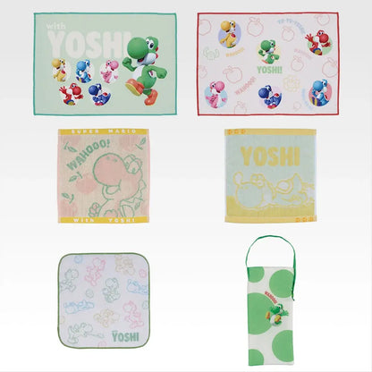 Serviette Yoshi (G) Ichiban Kuji Mario With Yoshi Set Complet