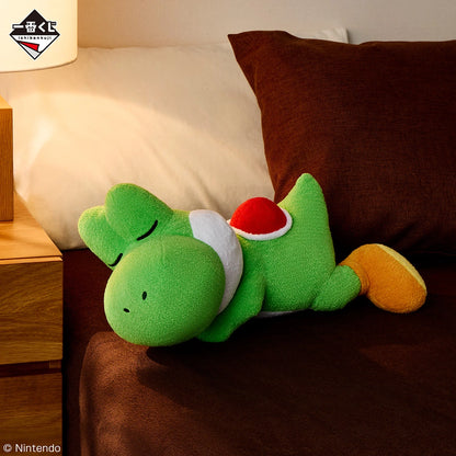 Peluche Yoshi Sleeping Ver. (Last One) Ichiban Kuji Mario With Yoshi