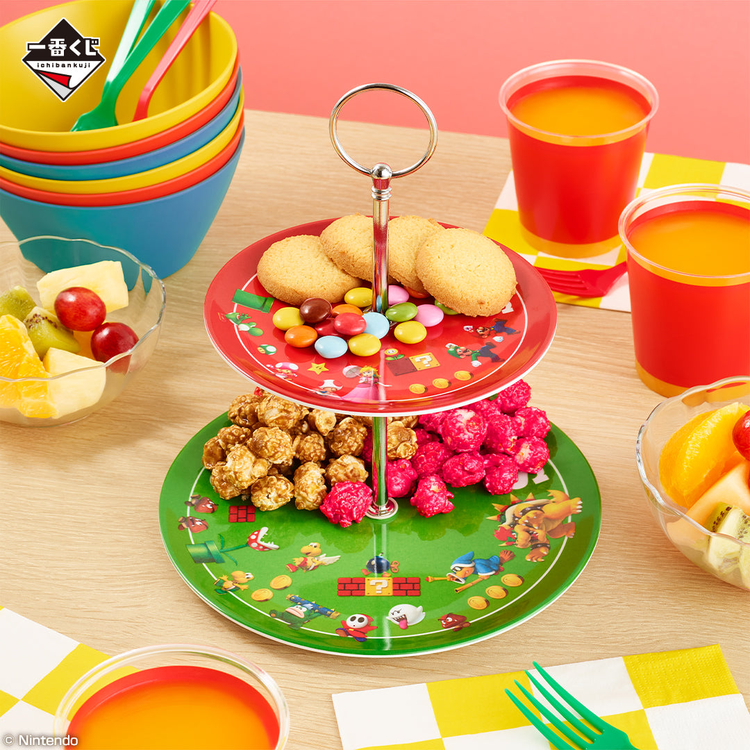 Assiette Deux Etages (B) Ichiban Kuji Mario Everyone's Home Party Nintendo