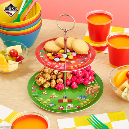 Assiette Deux Etages (B) Ichiban Kuji Mario Everyone's Home Party Nintendo