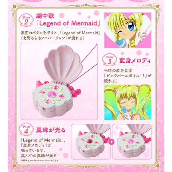 Replica Aqua Pitch Lucia Nanami  Special Memorize Mermaid Melody Pichi Pichi Pitch