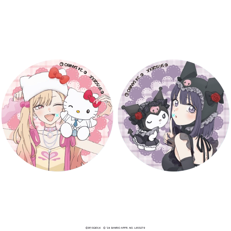 Badge My Dress-Up Darling x Sanrio Set 2Pcs