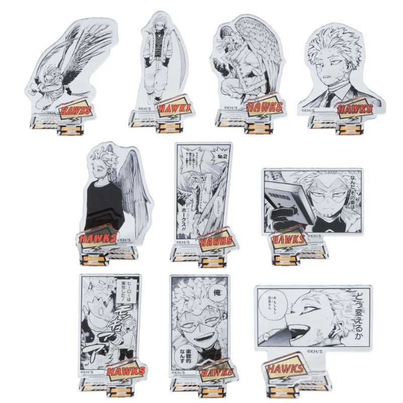 Acrylique Stand Hawks Heroes Ver. My Hero Academia Set 10Pcs