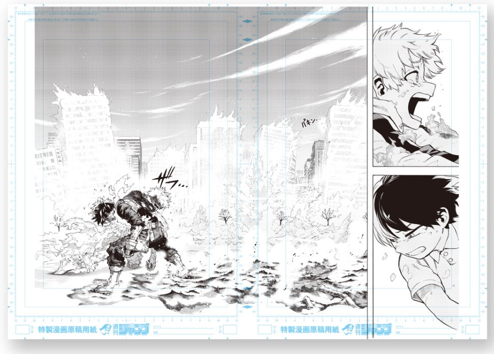 Genga Manuscript My Hero Academia Exhibition C My Hero Academia