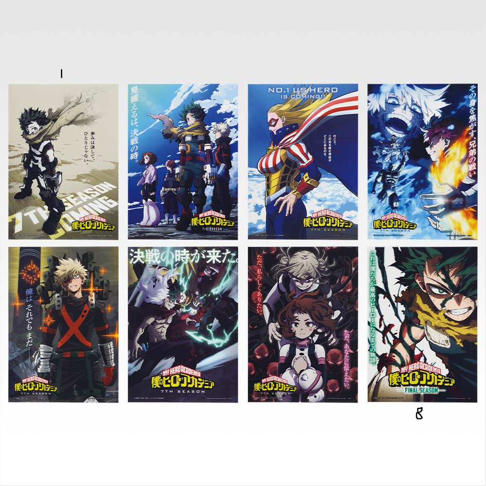 Poster My Hero Academia (H) Ichiban Kuji My Hero Academia On Top of Happiness Set Complet