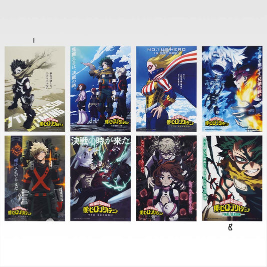Poster My Hero Academia (H) Ichiban Kuji My Hero Academia On Top of Happiness Set Complet