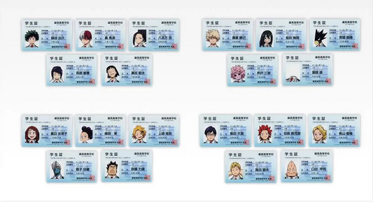 Carte Etudiant My Hero Academia (I) Ichiban Kuji My Hero Academia The Story of Becoming the Greatest Hero Set Complet