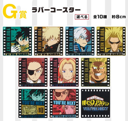Coaster My Hero Academia (G) Ichiban Kuji My Hero Academia You're Next Set Complet