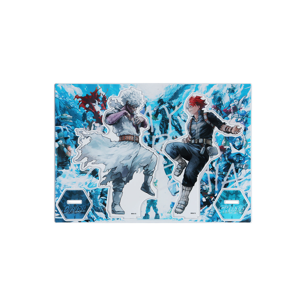 Acrylique Stand Mega Todoroki & Dabi My Hero Academia Exhibition