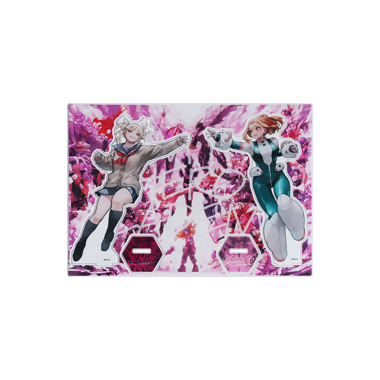 Acrylique Stand Mega Himiko & Ochaco My Hero Academia Exhibition