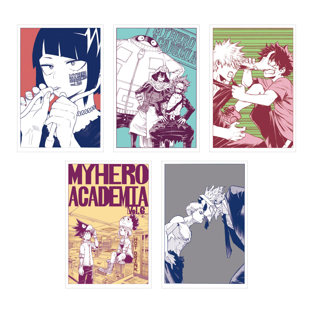 Box Carte Postale My Hero Academia Exhibition 20Pcs