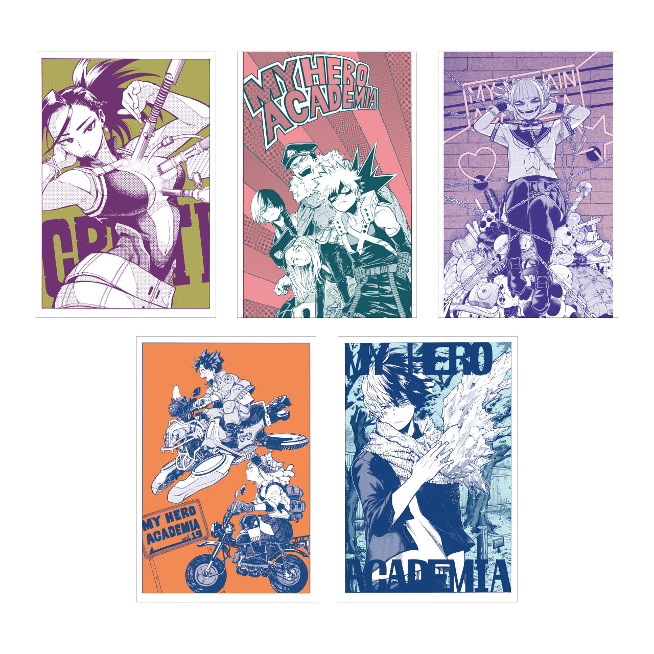 Box Carte Postale My Hero Academia Exhibition 20Pcs