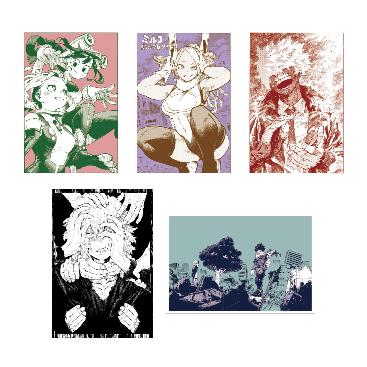 Box Carte Postale My Hero Academia Exhibition 20Pcs