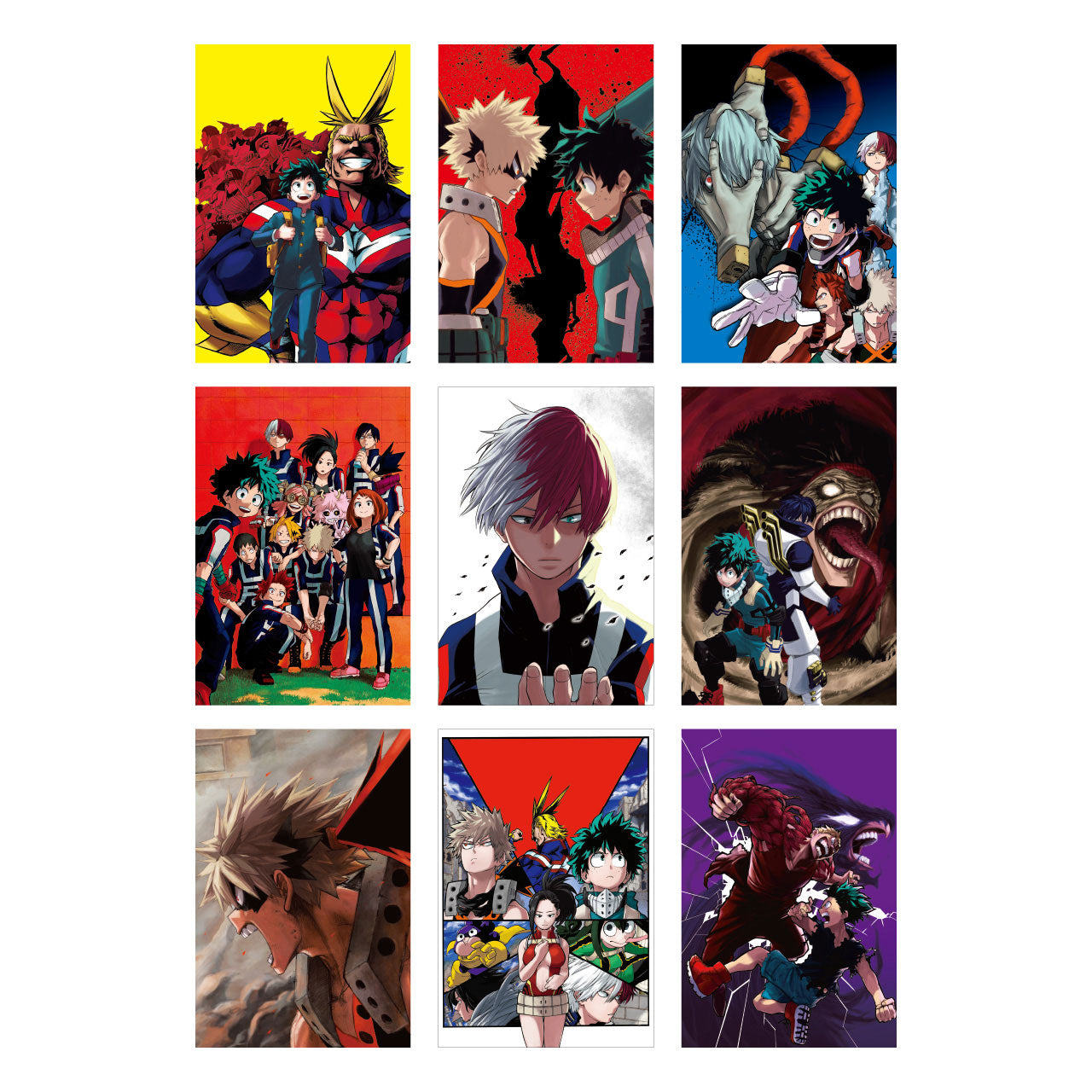 Coffret Carte Postale My Hero Academia Exhibition