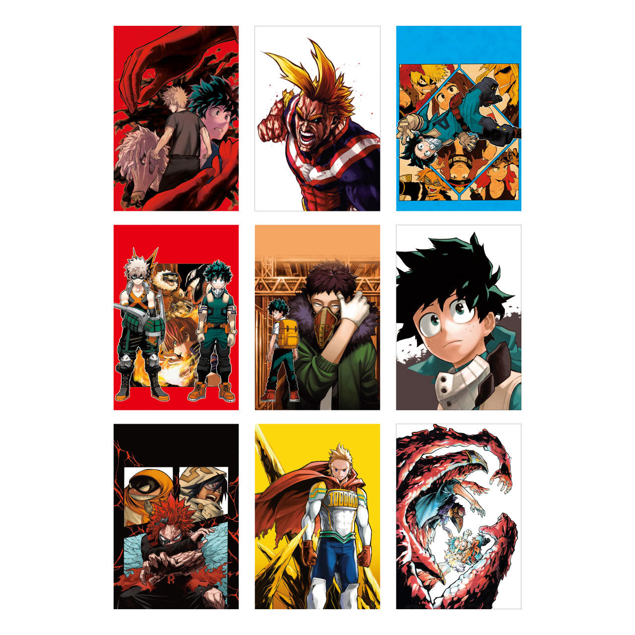 Coffret Carte Postale My Hero Academia Exhibition