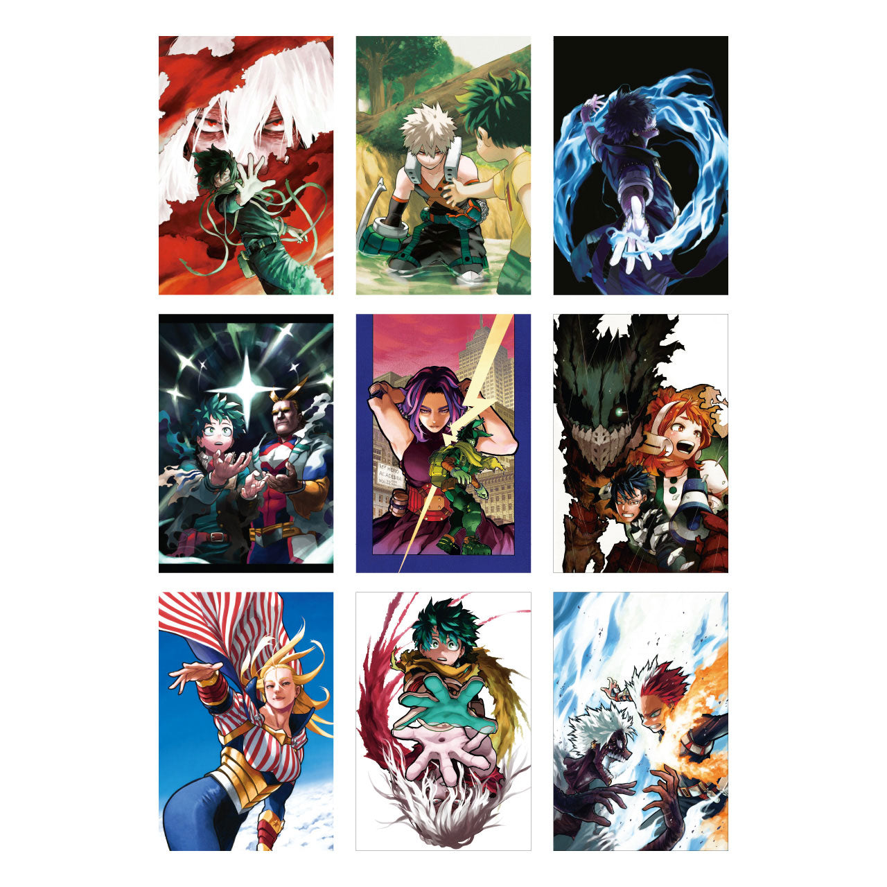 Coffret Carte Postale My Hero Academia Exhibition