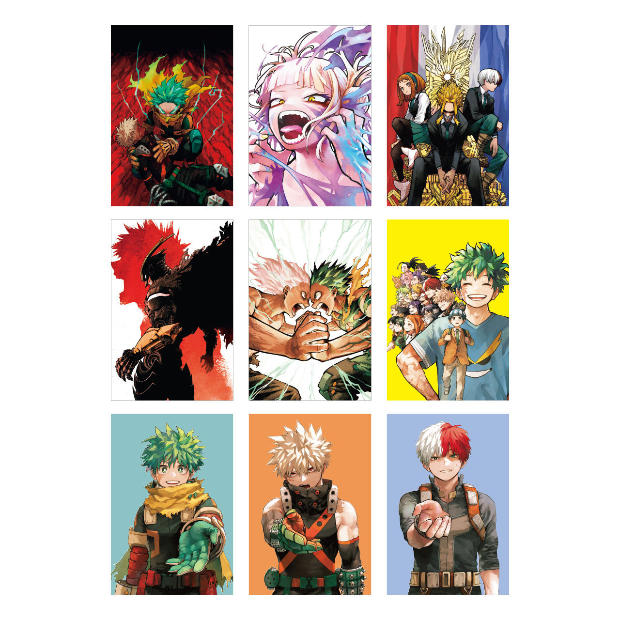 Coffret Carte Postale My Hero Academia Exhibition
