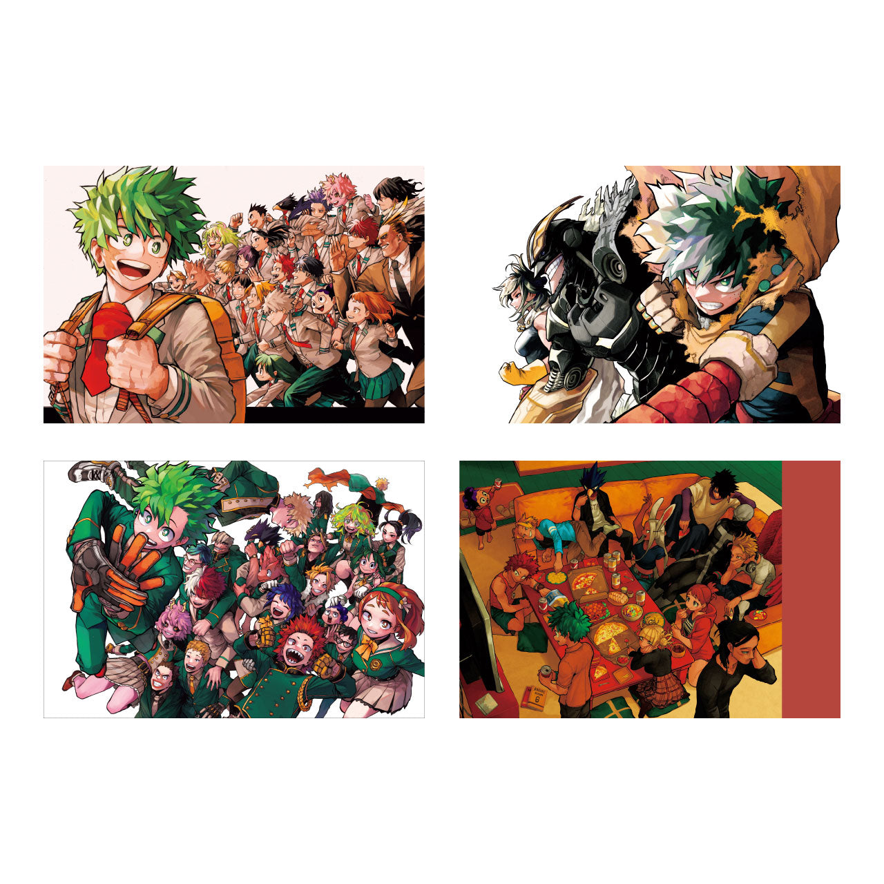 Pochette Carte Postale My Hero Academia Exhibition 8Pcs
