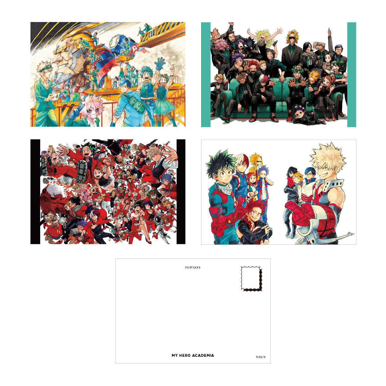 Pochette Carte Postale My Hero Academia Exhibition 8Pcs