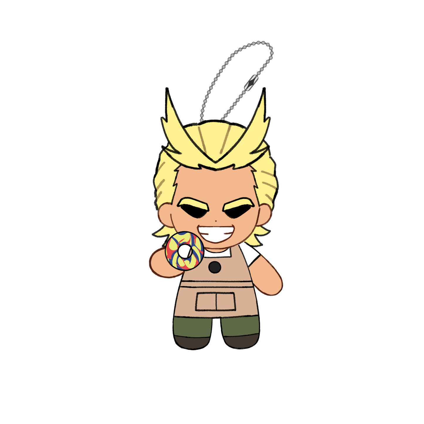 Peluche All Might x Jack in the Donuts My Hero Academia Au Choix