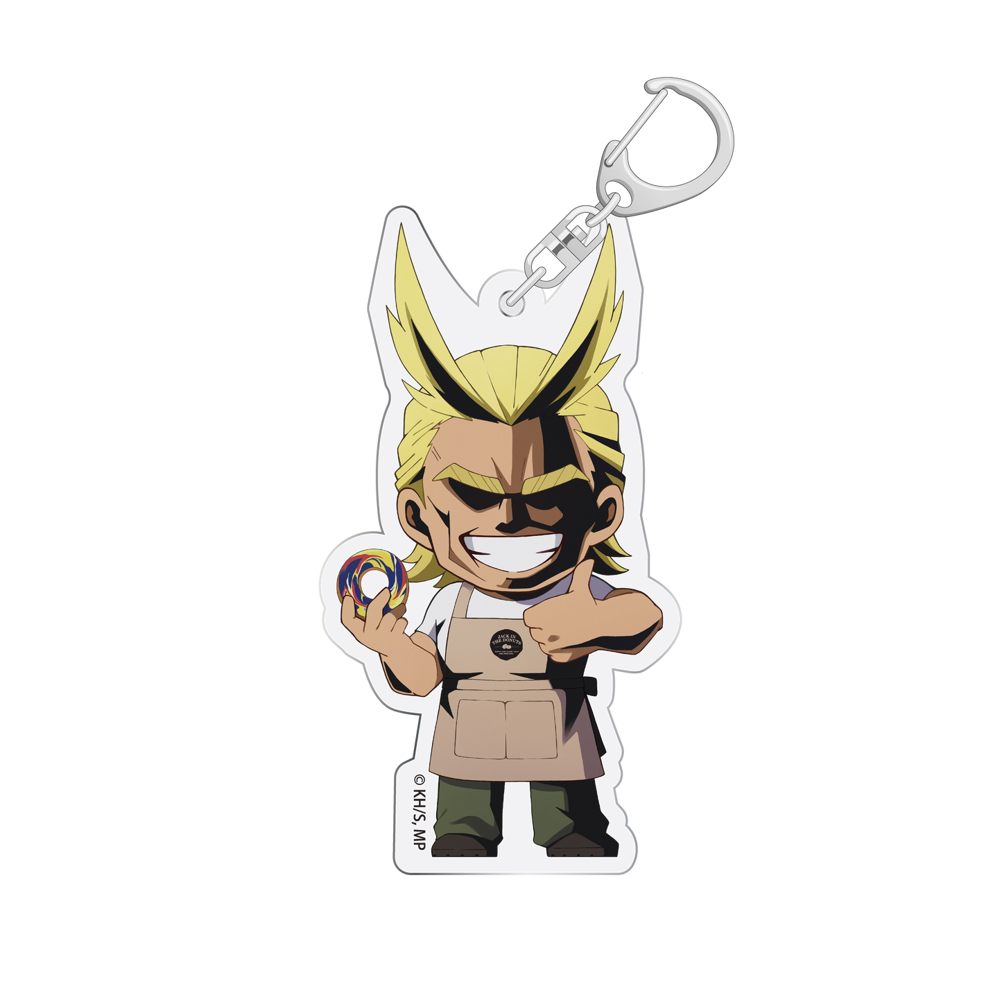 Porte-clefs All Might x Jack in the Donuts My Hero Academia Au Choix