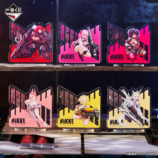 Acrylique Stand Double Face Nikke Goddess Of Victory (J) Ichiban Kuji Nikke Goddess Of Victory Chapter 3 Set Complet