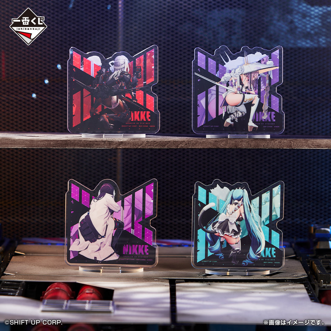 Acrylique Stand Double Face Nikke Goddess Of Victory (K) Ichiban Kuji Nikke Goddess Of Victory Chapter 3 Set Complet