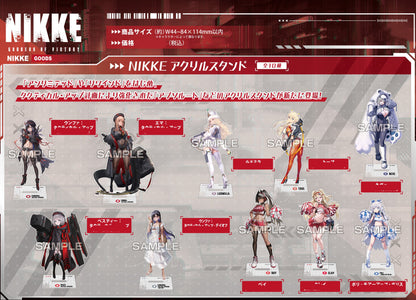 Acrylique Stand Nikke Goddess Of Victory Tactical Upgrade Ver. Au Choix