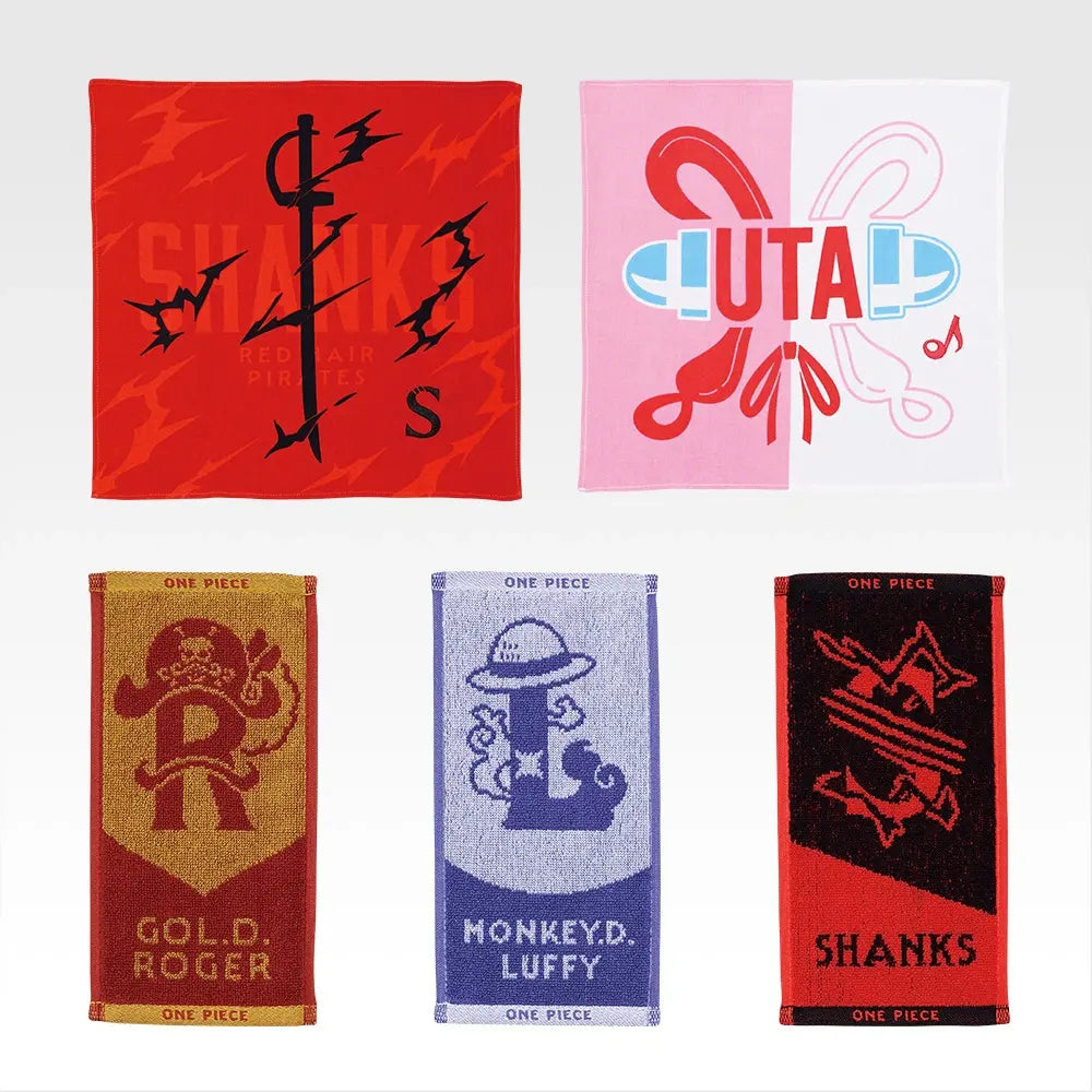 Serviette One Piece (G) Ichiban Kuji One Piece Shanks' Crew Set Complet