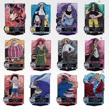 Acrylique Stand ACLLECT One Piece (H) Ichiban Kuji One Piece Shanks' Crew Set Complet