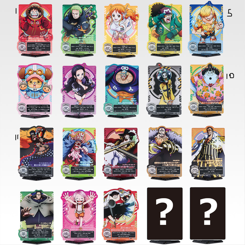 Acrylique Stand ACLLECT One Piece (G) Ichiban Kuji One Piece Future Island Egghead My Feelings For You