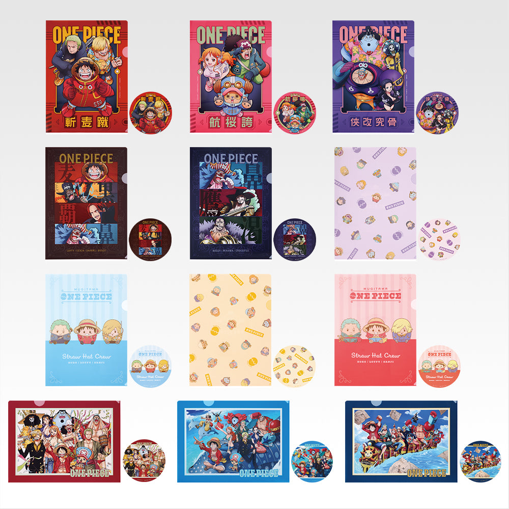 Clearfile & Sticker One Piece (I) Ichiban Kuji One Piece Future Island Egghead My Feelings For You Set Complet