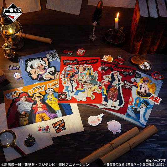 Clearfile & Sticker One Piece (I) Ichiban Kuji One Piece Memories of Adventure and the Route to the Future Set Complet