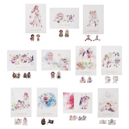 Clearfile & Sticker One Piece (I) Ichiban Kuji One Piece Roger's Crew Legendary Pirates Set Complet