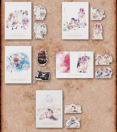 Clearfile & Sticker One Piece (I) Ichiban Kuji One Piece Roger's Crew Legendary Pirates Set Complet