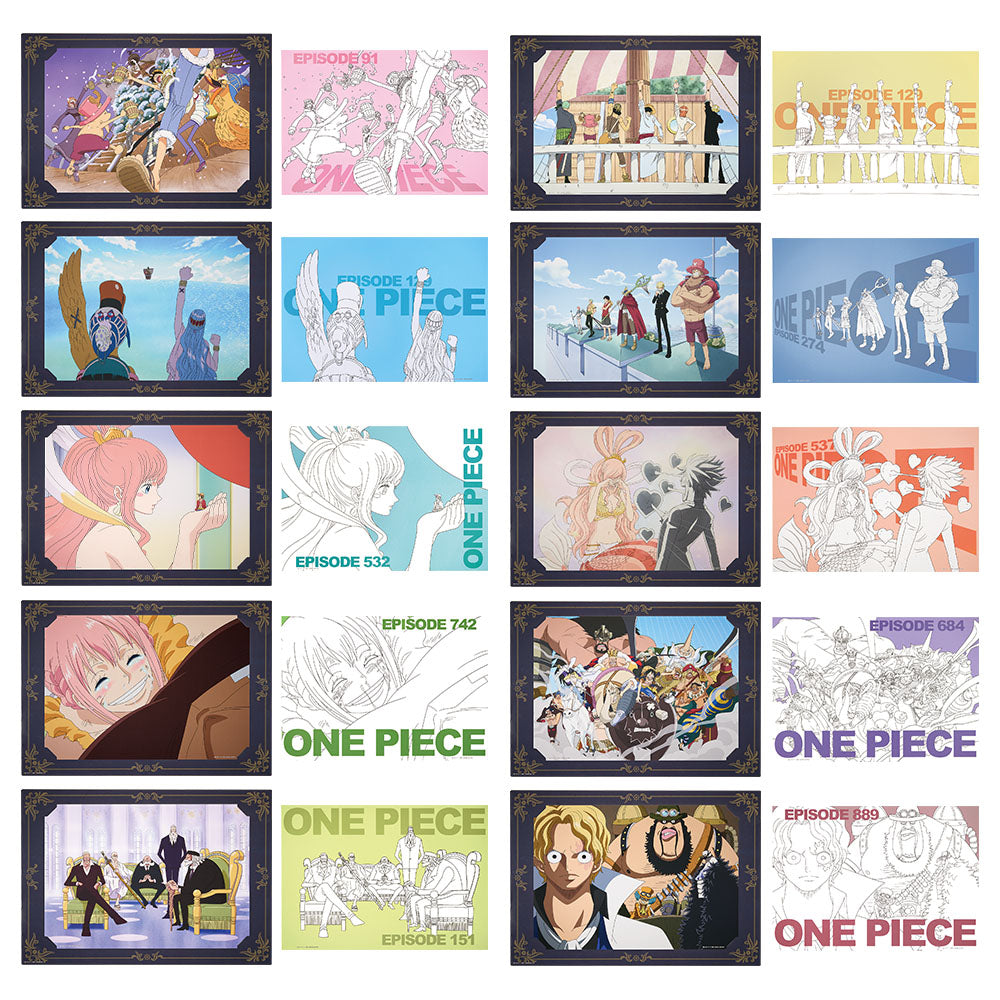 Memorial Art One Piece (G) Ichiban Kuji One Piece The Throne of Power Set Complet