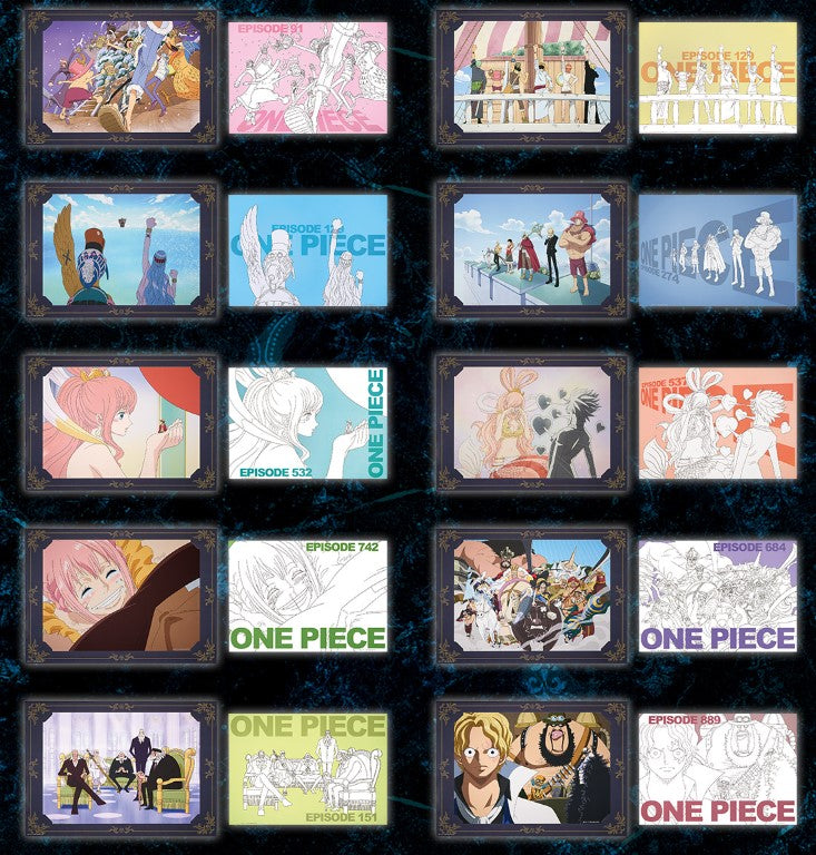 Memorial Art One Piece (G) Ichiban Kuji One Piece The Throne of Power Set Complet