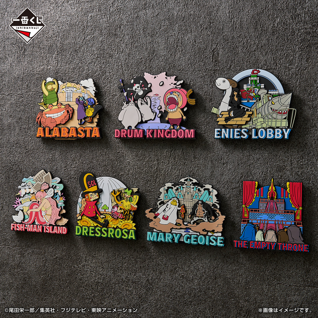 Rubber Magnet One Piece (F) Ichiban Kuji One Piece The Throne of Power Set Complet