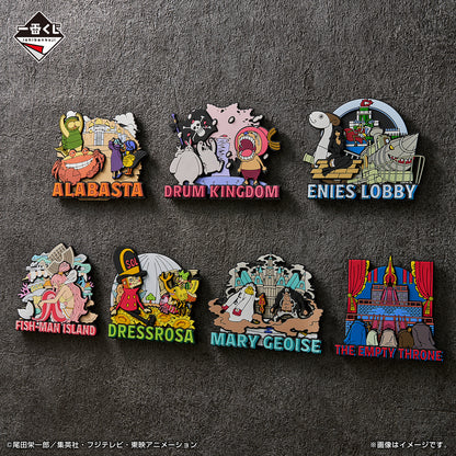 Rubber Magnet One Piece (F) Ichiban Kuji One Piece The Throne of Power Set Complet