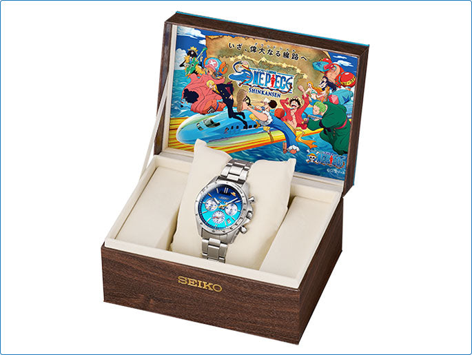 Montre Seiko One Piece Shinkansen Setouchi Blue 5000 Limited Edition