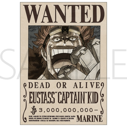 Poster Wanted Eutass Kid One Piece
