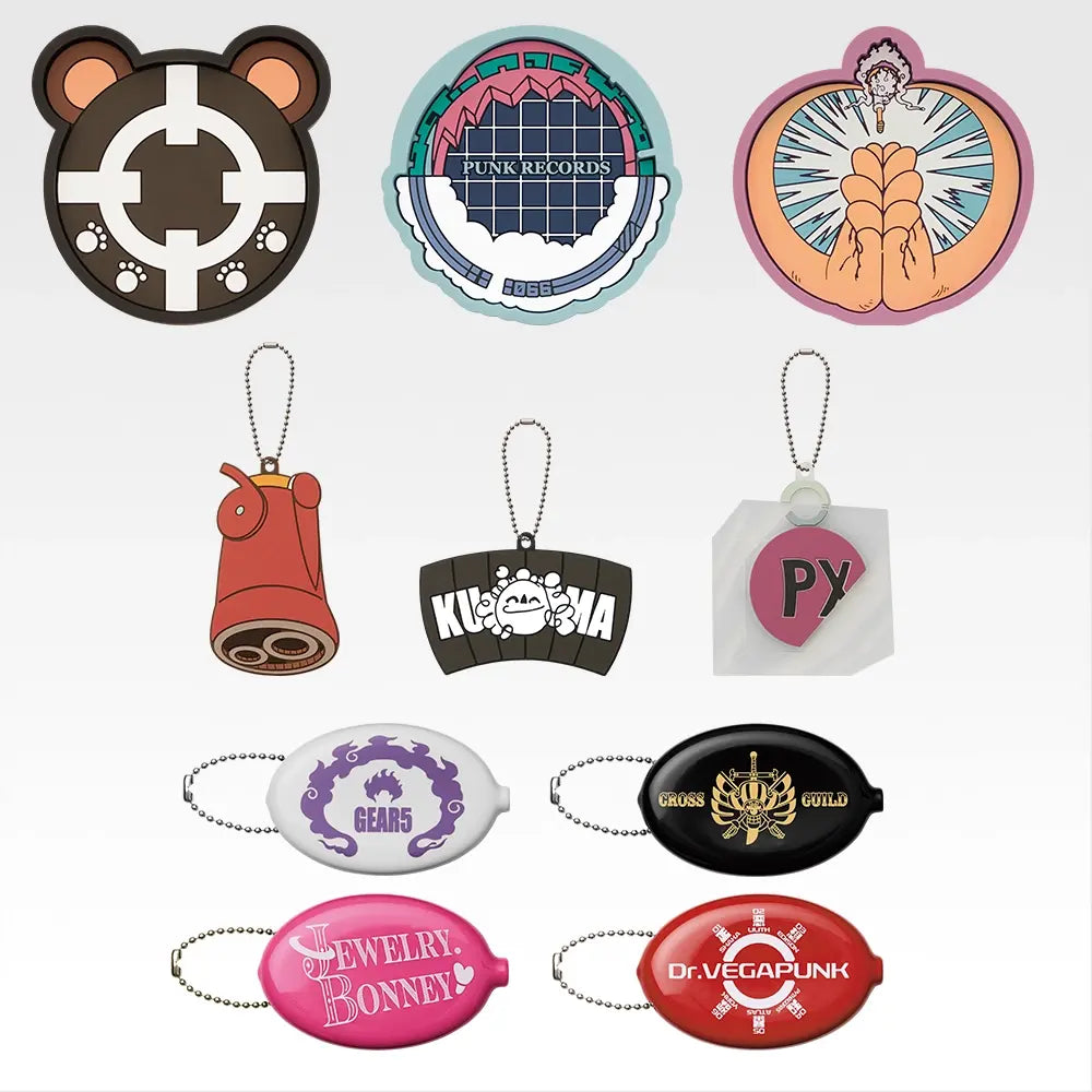 Rubber Charm One Piece (J) Ichiban Kuji One Piece Burst of Energy Set Complet