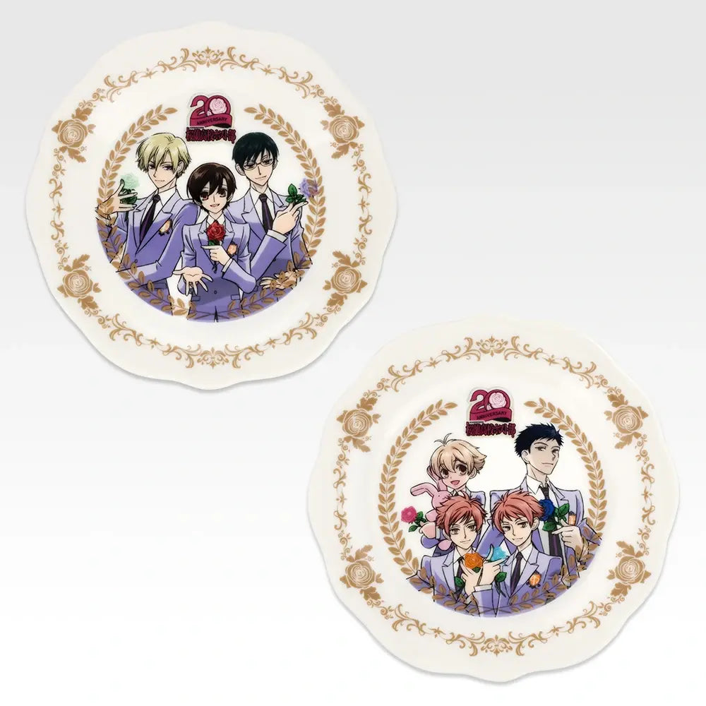 Assiette Ouran High School Host Club Ichiban Kuji Ouran High School Host Club 20th Anniversary Set Complet
