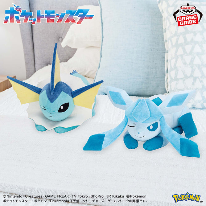 Peluche Aquali & Givrali Nap Ver. Super Gentle Feeling Pokemon
