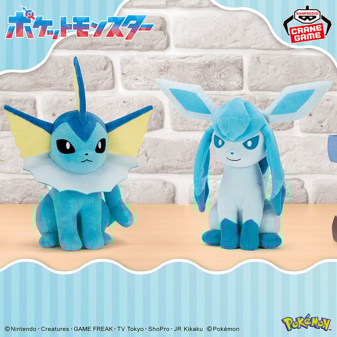 Peluche Aquali & Givrali Super Soft Plush Pokemon