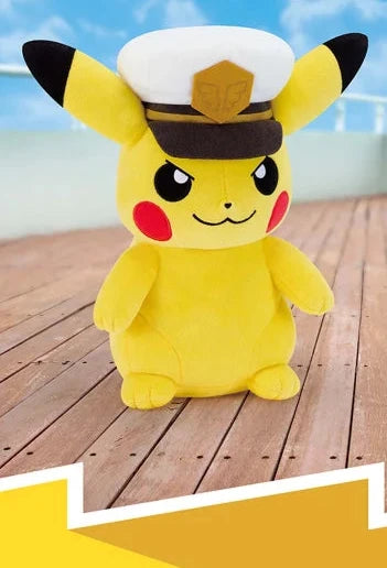 Peluche Pikachu Captain Ver. Pokemon Fluffy Plush Pokemon