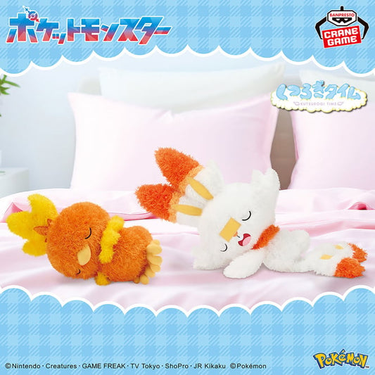 Peluche Poussifeu & Flambino Super Soft Plush Pokemon