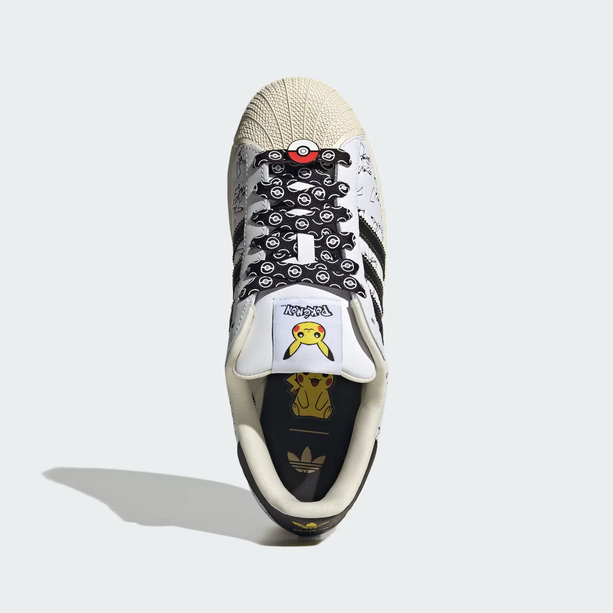 Chaussures Pikachu Cloud White Ver. Superstar II Adidas Pokemon